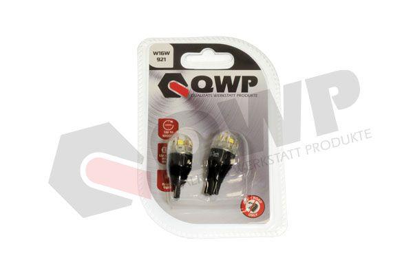Set de 2 Becuri LED W16W 12V 2,1W, Soclu W2,1x9,5d, Alb - QWP WBL W16W 12V